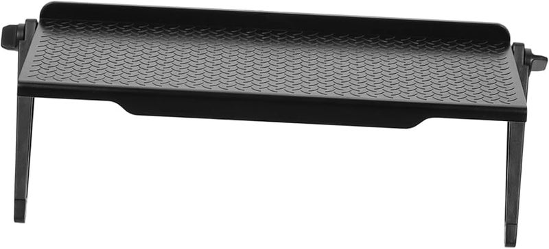 Floating TV Stand Wall Mount Bracket 30X11X3CM Large Storage Space Black - Image 1